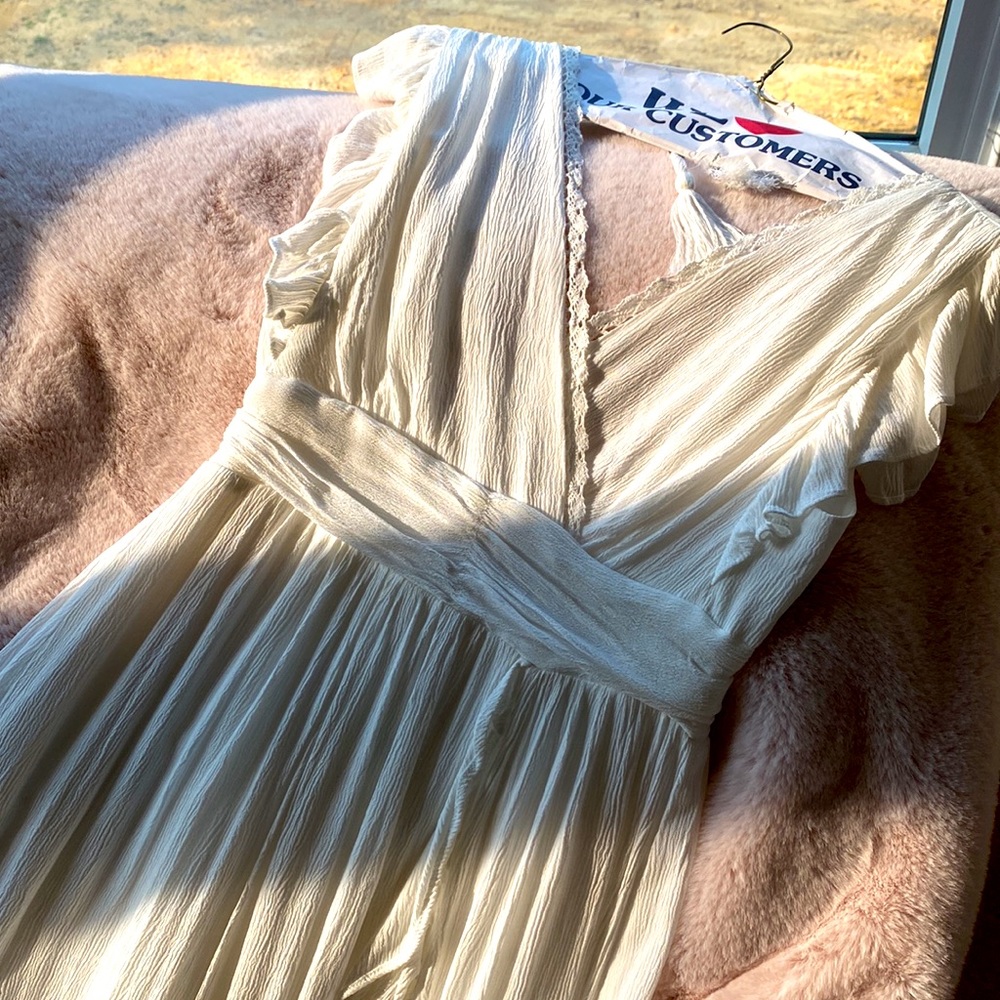 NWT Altar’d State Bohemian White Dress